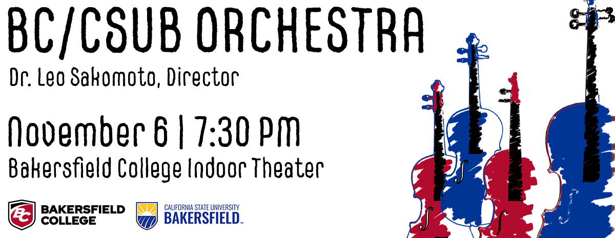 BC/CSUB Orchestra Fall 2026 Concert